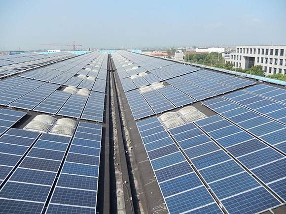 黄梅现代乳业6.6MWp屋顶分布式光伏发电项目